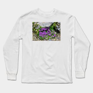 Flowers Swiss Alps Long Sleeve T-Shirt